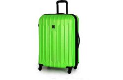 IT Luggage Large 4 Wheel Expander Trolley Case - Lime